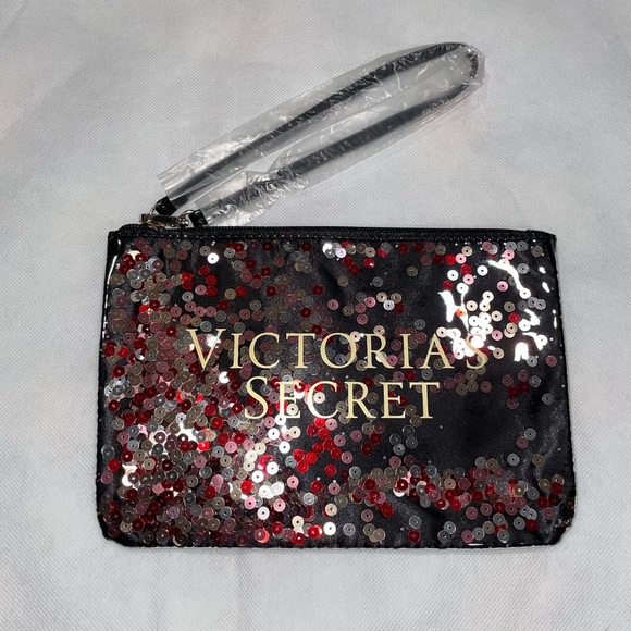 NWT Bundle VICTORIA’S SECRET Tote Wristlet & Cosmetic Trio Bags Set - Picture 7 of 13